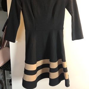 Long sleeve black dress